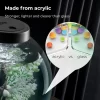 Classic 15 Acrylic 4 Gallon Aquarium With White LED Light Modern Compact Tank for Tabletop or Tabletop Monitor Fishbowl Fish Pet - Image 2