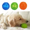 Pet Ball Toys for Dog Cat Puppy Sounding Toy Squeaky Tooth Cleaning Ball Pet Teeth Chew Rubber Toy Pet Dental Care Accessories - Image 2