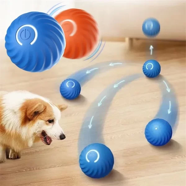 Interractive Motion Activated Rolling Ball Dog Toy