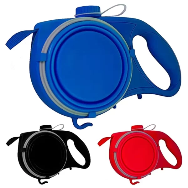 All-in-One Dog Leash with Water Bottle & Bowl - Image 2
