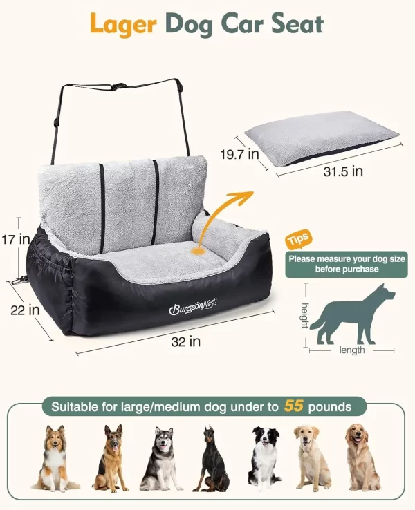 Calming Pet Car Bed - Image 5