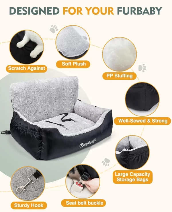 Calming Pet Car Bed - Image 4